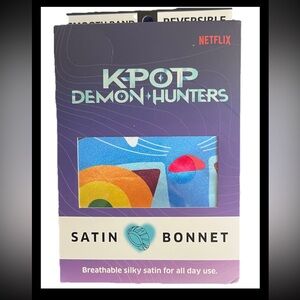 Bioworld K-Pop Demon Hunters Satin Bonnet - Multicolor